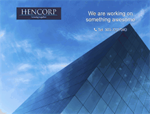 Tablet Screenshot of hencorp.com